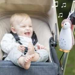 Zazu Zoe De Pinguin Grijs 3 In 1 Muziekdoosje ZA-ZOE-01 -KinderReisWereldNederland 31487874536 1de4c30e7c o