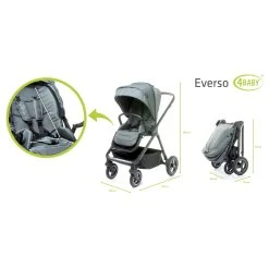 4Baby Everso Grey Wandelwagen -KinderReisWereldNederland 4baby everso grey wandelwagen 13