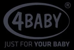 4Baby Space-Fix 2022 Graphite 360º 0-36 Kg Autostoel -KinderReisWereldNederland 4baby logo 1