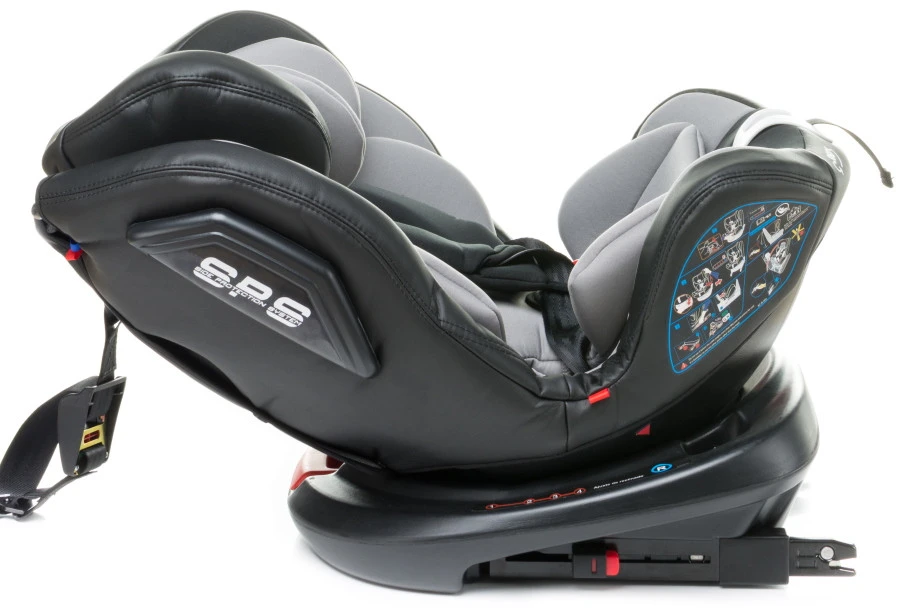 4Baby Roto-Fix Light Grey 360º 0-36 Kg Isofix Autostoel 6 4Baby Roto-Fix Light Grey 360º 0-36 Kg Isofix Autostoel - Afbeelding 6