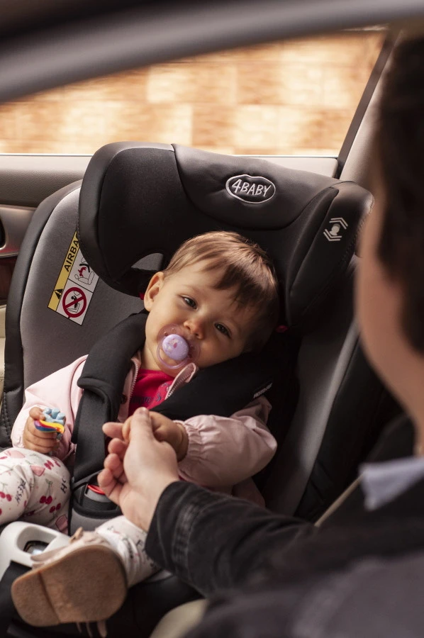 4Baby Roto-Fix Light Grey 360º 0-36 Kg Isofix Autostoel 17 4Baby Roto-Fix Light Grey 360º 0-36 Kg Isofix Autostoel - Afbeelding 17