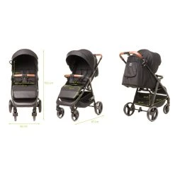 4Baby Stinger XXIII Black Wandelwagen -KinderReisWereldNederland 4baby stinger xxiii black wandelwagen 12