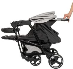 Babygo Basket Grey Melange Wandelwagen Incl. Autostoel 64012 -KinderReisWereldNederland Babygo Basket Grey Melange Wandelwagen 6402 3 1