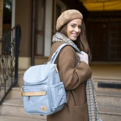 Cangaroo Megan Beige Rugzak Luiertas 6967 -KinderReisWereldNederland Cangaroo Megan Grey Rugzak Luiertas 6950 5