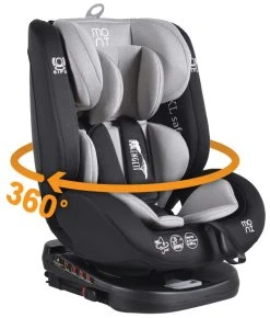 Cangaroo Serengeti Grey Isofix 360º 0-36 Kg Autostoel