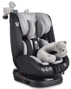 Cangaroo Serengeti Grey Isofix 360º 0-36 Kg Autostoel -KinderReisWereldNederland Cangaroo Serengeti Grey Isofix 360o 0 36 kg Autostoel 2