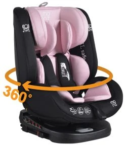 Cangaroo Serengeti Pink Isofix 360º 0-36 Kg Autostoel