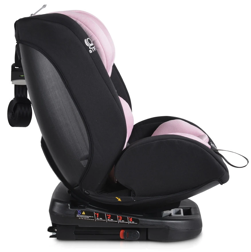 Cangaroo Serengeti Pink Isofix 360º 0-36 Kg Autostoel 5 Cangaroo Serengeti Pink Isofix 360º 0-36 Kg Autostoel - Afbeelding 5