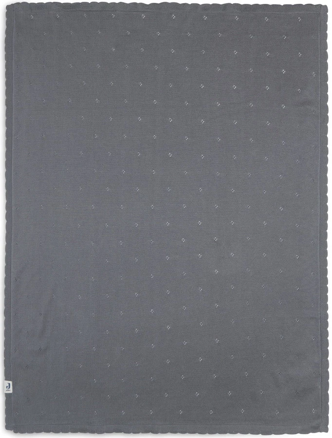 Jollein Pointelle Storm Grey 100 X 150 Cm Ledikantdeken 516-522-66064 3 Jollein Pointelle Storm Grey 100 X 150 Cm Ledikantdeken 516-522-66064 - Afbeelding 3