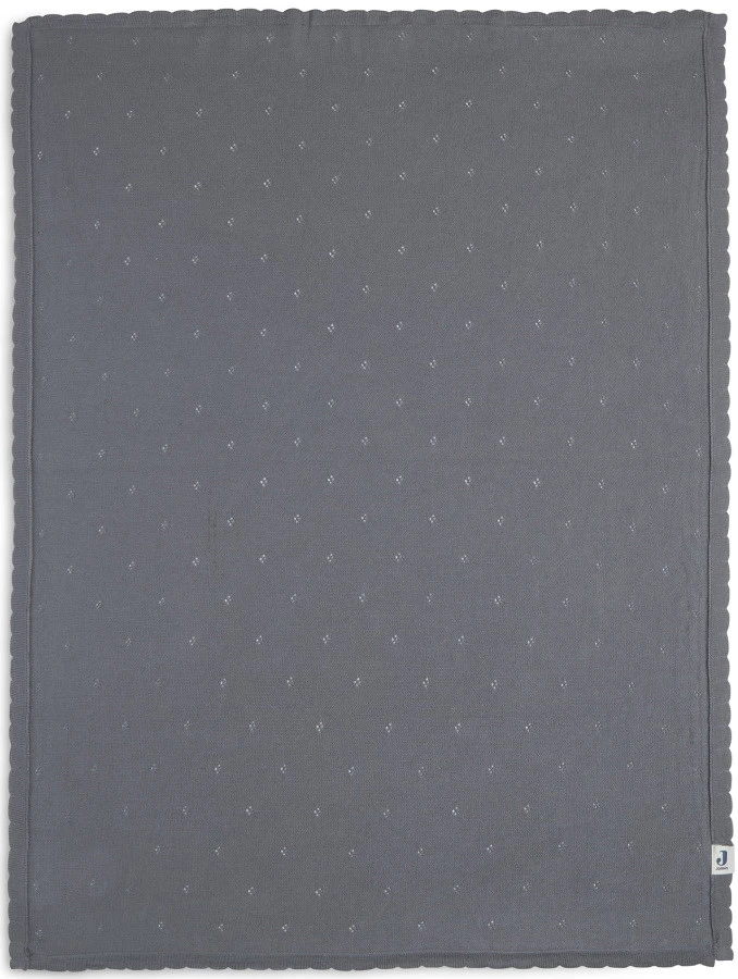 Jollein Pointelle Storm Grey 100 X 150 Cm Ledikantdeken 516-522-66064 4 Jollein Pointelle Storm Grey 100 X 150 Cm Ledikantdeken 516-522-66064 - Afbeelding 4
