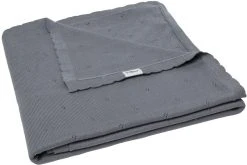 Jollein Pointelle Storm Grey 100 X 150 Cm Ledikantdeken 516-522-66064