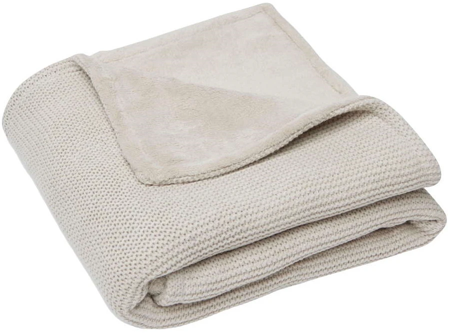 Jollein Basic Knit Nougat / Fleece 75 X 100 Cm Wiegdeken 517-511-65360 1 Jollein Basic Knit Nougat / Fleece 75 X 100 Cm Wiegdeken 517-511-65360