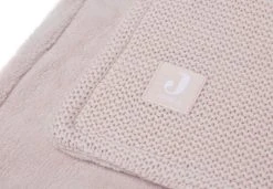 Jollein Basic Knit Pale Pink / Fleece 75 X 100 Cm Wiegdeken 517-511-65310 -KinderReisWereldNederland Jollein Basic Knit Pale Pink 1.4