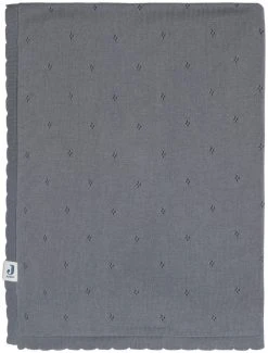 Jollein Pointelle Storm Grey 75 X 100 Cm Wiegdeken 516-511-66064