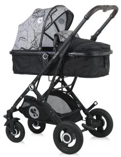 Lorelli Sena Grey Marble 3-in-1 Combi Kinderwagen Incl. Autostoel 1002161-2113 -KinderReisWereldNederland Lorelli Sena Grey Marble 3 in 1 Combi Kinderwagen incl. Autostoel 1002161 2113 3