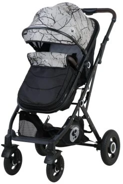 Lorelli Sena Grey Marble 3-in-1 Combi Kinderwagen Incl. Autostoel 1002161-2113 -KinderReisWereldNederland Lorelli Sena Grey Marble 3 in 1 Combi Kinderwagen incl. Autostoel 1002161 2113 4