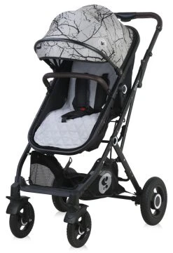 Lorelli Sena Grey Marble 3-in-1 Combi Kinderwagen Incl. Autostoel 1002161-2113 -KinderReisWereldNederland Lorelli Sena Grey Marble 3 in 1 Combi Kinderwagen incl. Autostoel 1002161 2113 5