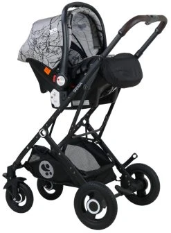 Lorelli Sena Grey Marble 3-in-1 Combi Kinderwagen Incl. Autostoel 1002161-2113 -KinderReisWereldNederland Lorelli Sena Grey Marble 3 in 1 Combi Kinderwagen incl. Autostoel 1002161 2113 7