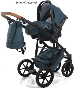 Tako Space Turquoise Kinderwagen Incl. Tas 03 -KinderReisWereldNederland Tako Space Turquoise Kinderwagen incl. Tas 03 16