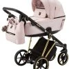 Adamex Belissa Special Edition Pink/Gold 2-in-1 Kinderwagen PS-540