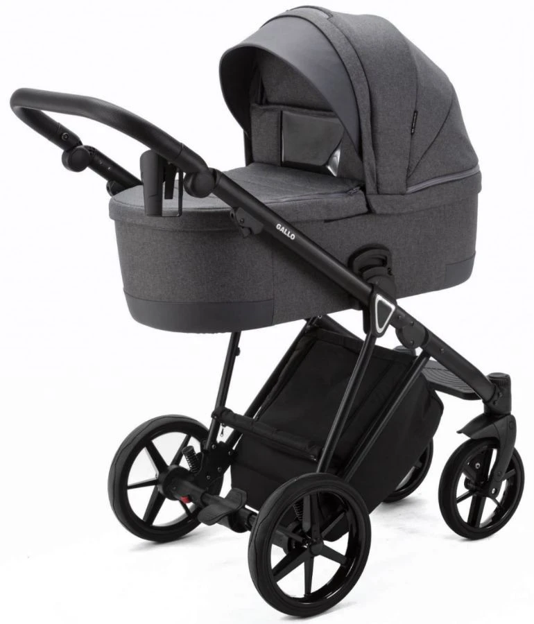 Adamex Gallo Graphite 2-in-1 Kinderwagen GA-3 2 Adamex Gallo Graphite 2-in-1 Kinderwagen GA-3 - Afbeelding 2