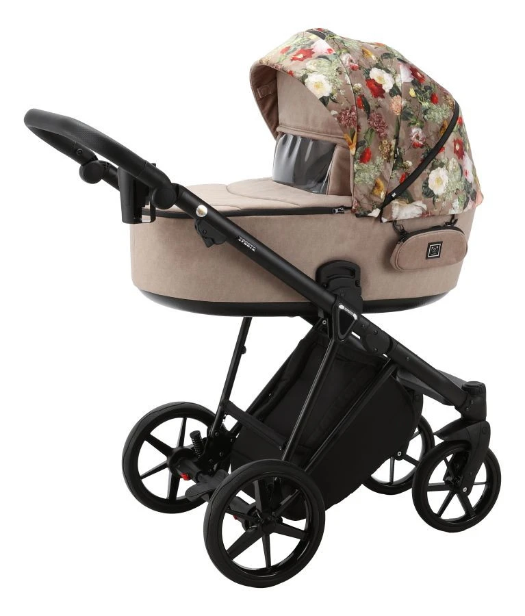 Adamex Porto Flowers Beige 2-in-1 Kinderwagen FL-5 5 Adamex Porto Flowers Beige 2-in-1 Kinderwagen FL-5 - Afbeelding 5