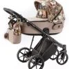 Adamex Porto Flowers Beige 2-in-1 Kinderwagen FL-5