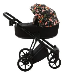 Adamex Porto Flowers Black 2-in-1 Kinderwagen FL-1 -KinderReisWereldNederland adamex porto flowers black 2 in 1 kinderwagen fl 1 6 1920x1920