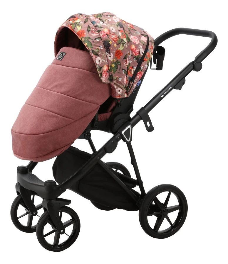 Adamex Porto Flowers Pink 2-in-1 Kinderwagen FL-2 6 Adamex Porto Flowers Pink 2-in-1 Kinderwagen FL-2 - Afbeelding 6