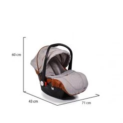 Cangaroo Alma Light Grey Silver 3-in-1 Combi Kinderwagen Incl. Autostoel -KinderReisWereldNederland alma alu 4
