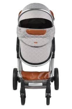 Cangaroo Alma Light Grey Silver 3-in-1 Combi Kinderwagen Incl. Autostoel -KinderReisWereldNederland alma alu 8