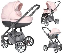 Baby Merc Faster 3 Pink Kinderwagen Incl. Autostoel FIII 91