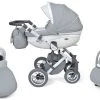 Baby Merc Faster 3 Eco Leather Grey Kinderwagen Incl. Autostoel F10