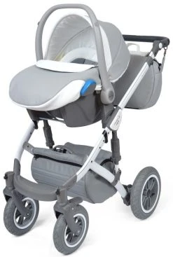 Baby Merc Faster 3 Eco Leather Grey Kinderwagen Incl. Autostoel F10 -KinderReisWereldNederland baby merc faster 3 grey kinderwagen incl. autostoel 7