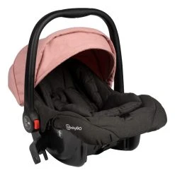 Babygo Basket Pink Melange Wandelwagen Incl. Autostoel 64013 -KinderReisWereldNederland babygo basket pink melange wandelwagen incl. autostoel 64013 3