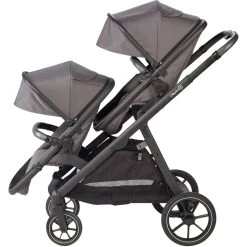 Babygo Duo Ultra Grey Tandem Kinderwagen Incl. 2 Autostoelen En 2 Ultrabase 780001 -KinderReisWereldNederland babygo duo grey tandem kinderwagen 7801 7 2