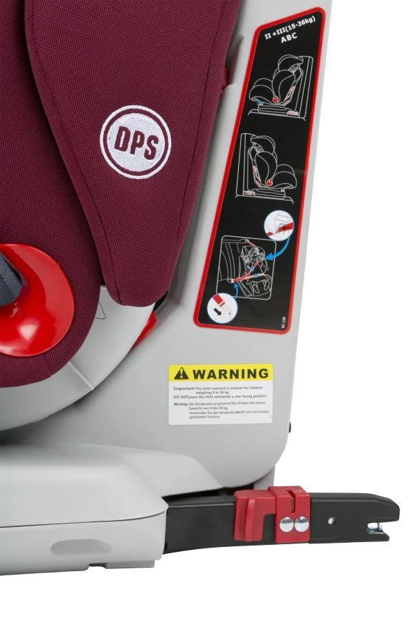 Babygo Sira Bordeaux Isofix Autostoel 9-36 Kg 3751 10 Babygo Sira Bordeaux Isofix Autostoel 9-36 Kg 3751 - Afbeelding 10