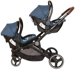 Babygo Twinner Blue Tandem Duowagen Incl. 2 Autostoelen -KinderReisWereldNederland babygo twinner blue tandem duowagen 7502 2 1