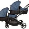 Babygo Twinner Blue Tandem Duowagen 7502