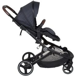 Babygo Twinner Grey Tandem Duowagen Incl. 2 Autostoelen -KinderReisWereldNederland babygo twinner tandem duowagen 13 2 1