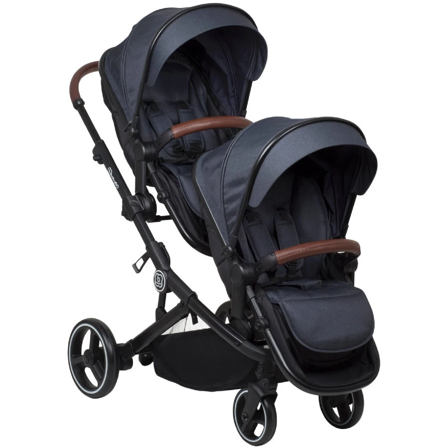 Babygo Twinner Blue Tandem Duowagen 7502 12 Babygo Twinner Blue Tandem Duowagen 7502 - Afbeelding 12