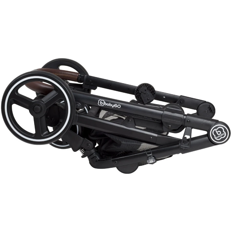 Babygo Twinner Blue Tandem Duowagen 7502 15 Babygo Twinner Blue Tandem Duowagen 7502 - Afbeelding 15