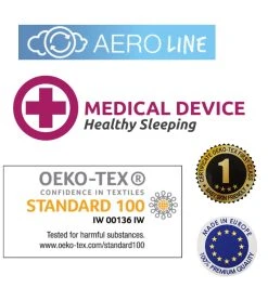 Babymatex AeroLine Oxi Kosmos 35x75 Cm Matrasbeschermer TB0404_03 -KinderReisWereldNederland babymatex oxi drukverlagende matrastopper tb0211 324 327 331 7 7