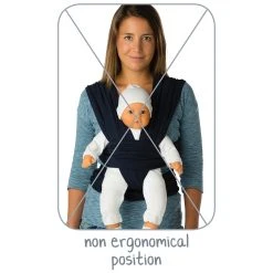 Babylonia Tricot-Slen Bamboo Khaki Green Draagdoek BDDTSB_1_707 -KinderReisWereldNederland bddts position 04 lr 1