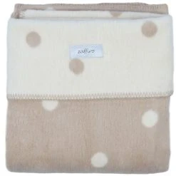 Zaffiro Ecru & Beige Gestipt 100 X 150 Cm Ledikantdeken 15267 -KinderReisWereldNederland beigeecrustippendeken 4