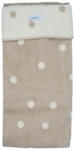 Zaffiro Ecru & Beige Gestipt 100 X 150 Cm Ledikantdeken 15267