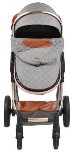 Cangaroo Alma Dark Grey 3-in-1 Combi Kinderwagen Incl. Autostoel -KinderReisWereldNederland cangaroo alma grey 3 in 1 combi kinderwagen incl. autostoel 11 1