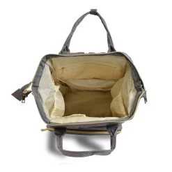 Cangaroo Amelia Zwart Rugzak/Luiertas -KinderReisWereldNederland cangaroo amelia grijs rugzak luiertas 4 2