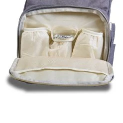 Cangaroo Amelia Donkergrijs Rugzak/Luiertas -KinderReisWereldNederland cangaroo amelia grijs rugzak luiertas 5 1