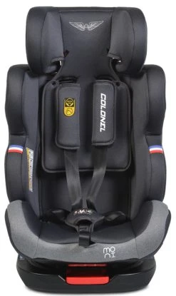 Cangaroo Colonel Dark Grey SPS Isofix 0-36 Kg Autostoel 0212 19 Cangaroo Colonel Dark Grey SPS Isofix 0-36 Kg Autostoel 0212 -KinderReisWereldNederland cangaroo colonel light grey 0 36 kg autostoel 0205 12 1